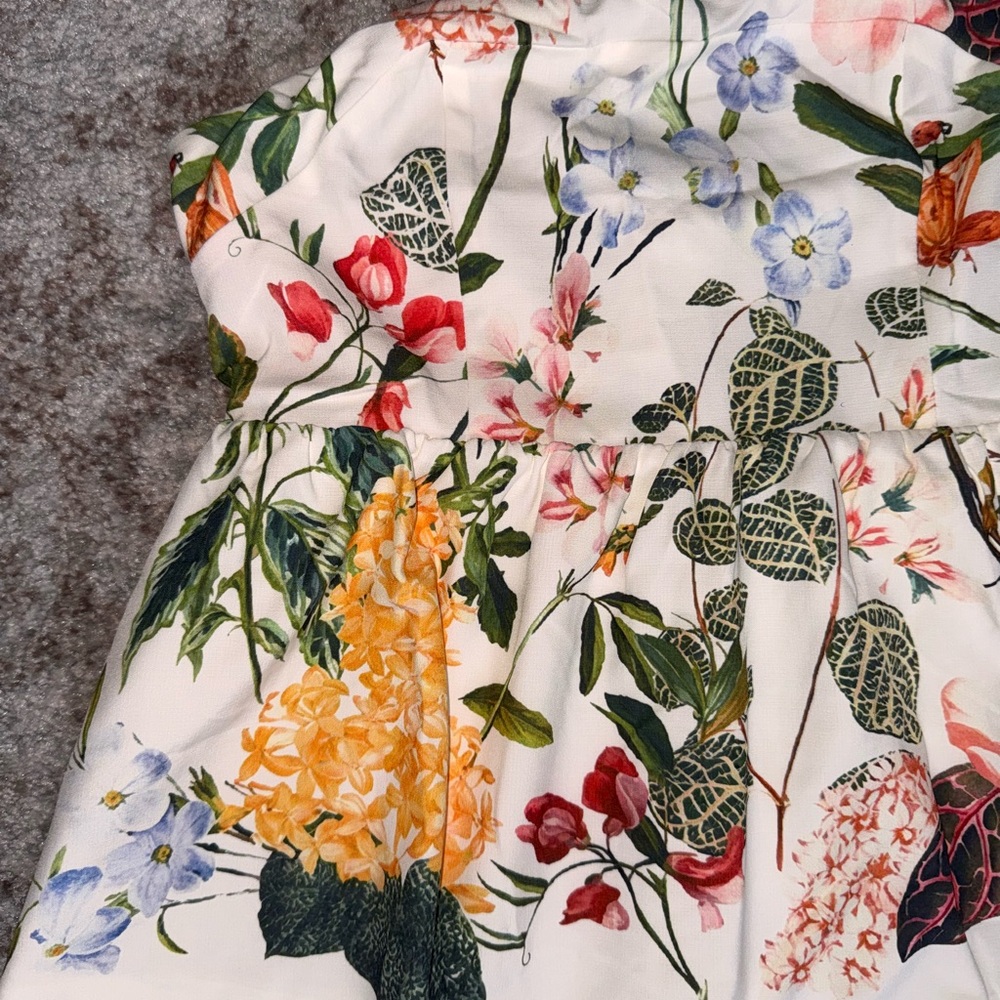 Commense Floral Strapless Blouse - Multicolor - Picture 4 of 9